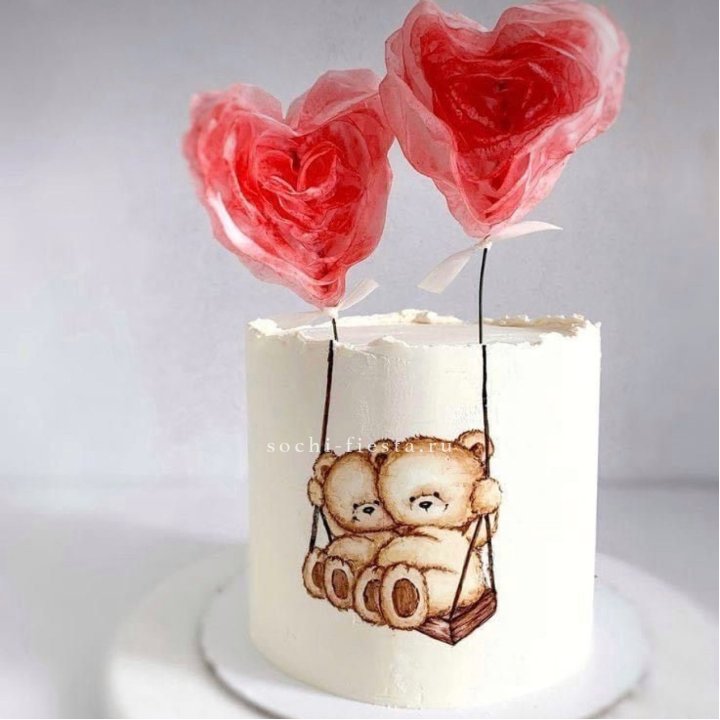 Торт "Love YOU" в Абу-Даби